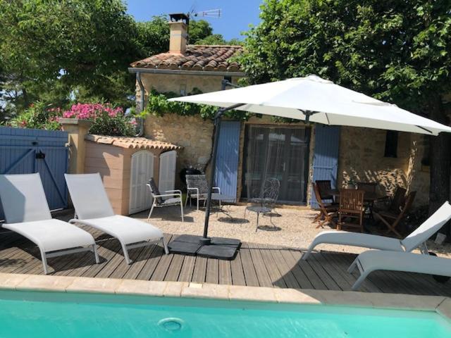 Maison De Plain Pied Pour 4 Pers Piscine Lussan Lussan  Buitenkant foto