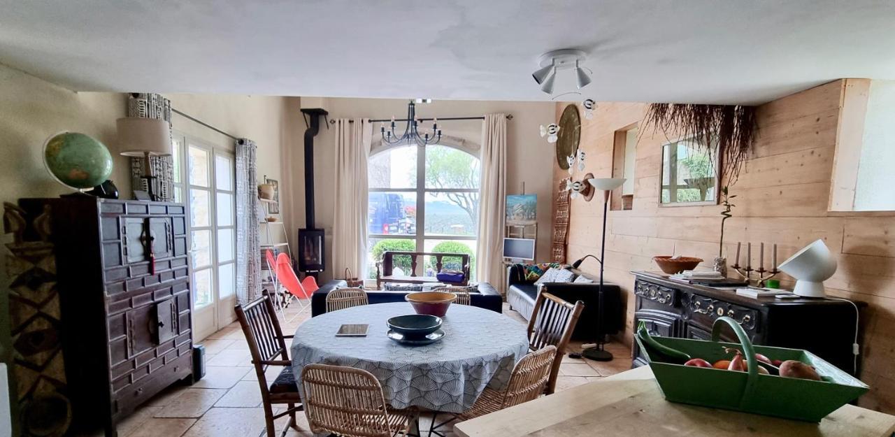 Maison De Plain Pied Pour 4 Pers Piscine Lussan Lussan  Buitenkant foto